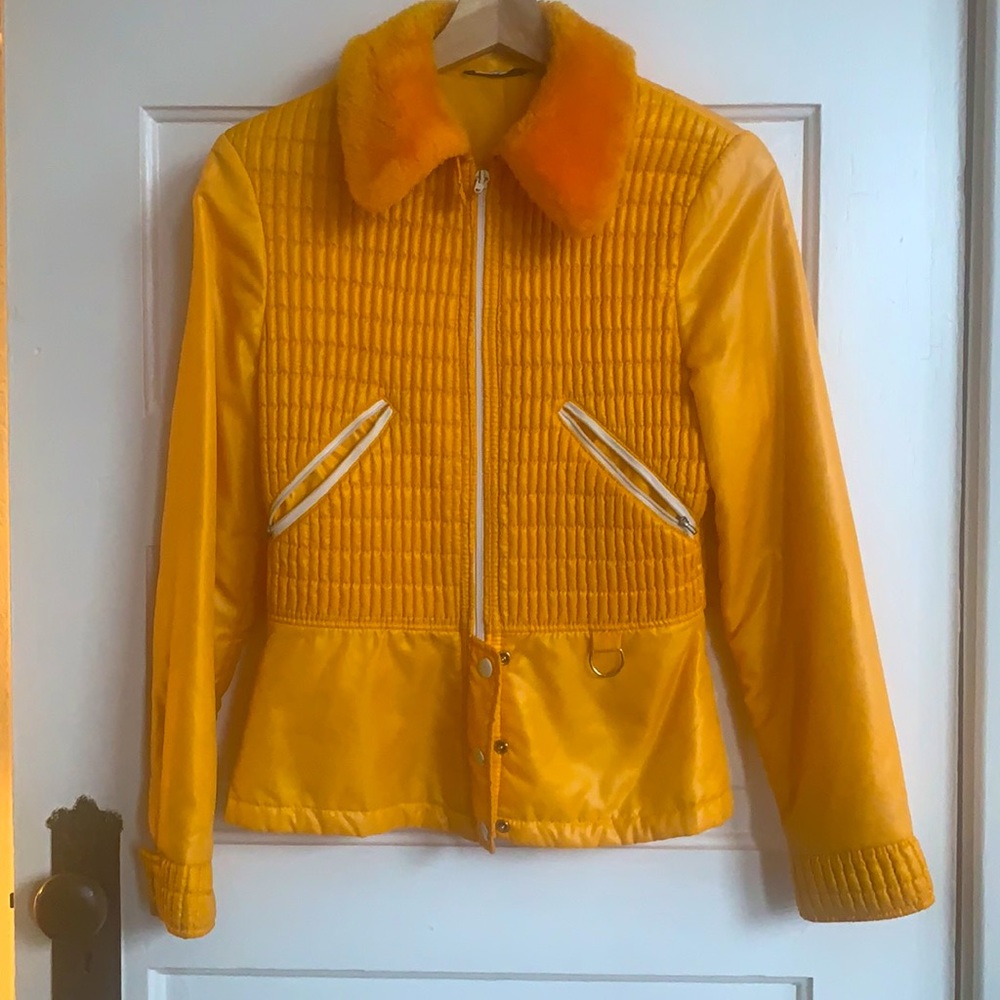 Vintage 70’s Yellow Ski Jacket